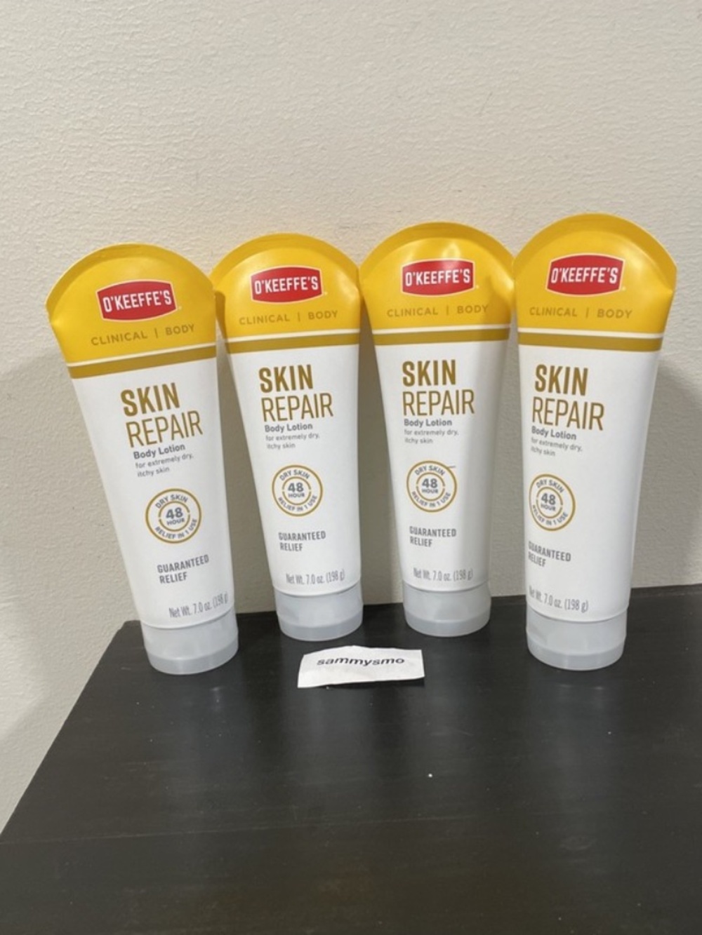O'Keeffe's Okeeffes Skin Repair Body Lotion for Dry Itchy Skin 7 oz. x4